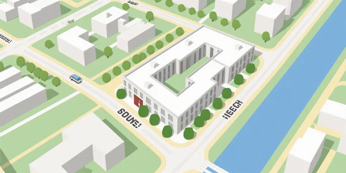 办公地址示意图